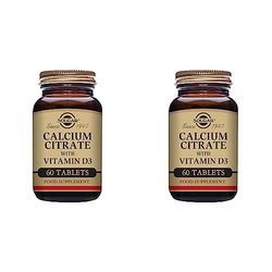 Solgar Calcium Citrate with Vitamin D3 Tablets - Pack of 120 - Healthy Bones & Teeth - High Potency Formula - Gluten Free