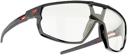 Julbo Unisex Rush solglasögon, svart/svart, storlek unisex, Svart/Svart, En storlek