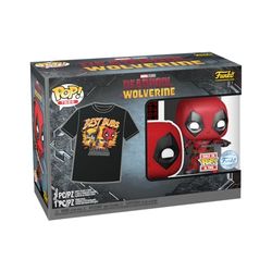 Funko Pop! & Tee: Deadpool & Wolverine - L - T-Shirt - Vêtements avec Une Figurine en Vinyle à Collectionner - Jouets et Top à Manches Courtes pour Les Adultes Les Hommes et Les Femmes