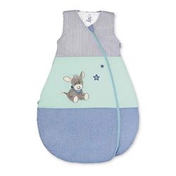 Sterntaler Ezel Emmi, functionele slaapzak voor peuters, het hele jaar door, warmteregulering, ritssluiting, 100 cm, blauw/meerkleurig