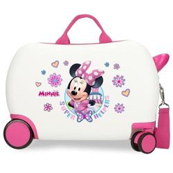 Joumma Disney Mimmi Helpers barnresväska vit 45 x 31 x 20 cm hård ABS 24,6 L 1,8 kg 4 hjul bagage hand, Vit, barnresväska