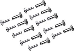 Metafranc - Parafusos de conexão, rosca M4, galvanizados, conjunto de 10 unidades Ideal para fixar peças de mobiliário, móveis, conector de armários, parafusos para móveis.