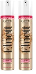 L'Oréal Paris Elnett Hair Spray, for Coloured Hair with UV Filter, Up to 72H Hold, 200ml (Pack of 2)