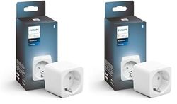 Philips Hue Smart Plug, Presa intelligente, Controllo Tramite Bluetooth, Compatibile con Alexa, Google Home e Apple HomeKit (Confezione da 2)