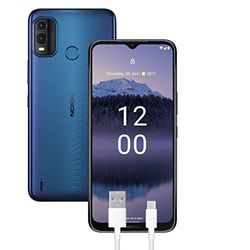 Nokia G11 Plus Smartphone 4G 64GB, 4GB RAM, Dual Camera 50 Mp, Display HD+ da 6.5″, Android 12, Batteria da 5000 mAh, Dual Sim, Blue, Versione con Cavo USB Type-C Aggiuntivo