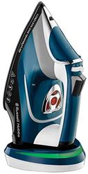 Russell Hobbs stoomstrijkijzer [2600W, 210 g/min extra stoomstoot] One-Perfect-Temperature Cordless (Snoerloos met basisstation, optimale temp. voor alle stoffen, max. 25 sec strijktijd) 26020-56