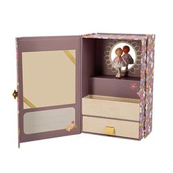 KALOO - Tendresse K200007 Mijn muziekdoos Valentine, melodie zwanenmeer, muziekdoos voor kinderen, personaliseerbaar met danseres, muzikant, vanaf 3 jaar