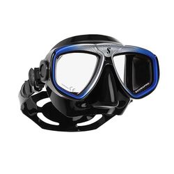 Scubapro Maschera Zoom Nero/Blu Kit di regolatore per immersioni in acqua fredda Unisex-Adulto, Schwarz/Blau, One Size