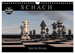 SCHACH - Spiel der Könige (Wandkalender 2024 DIN A4 quer), CALVENDO Monatskalender: Fantastische Bilder aus der Welt des Schachs