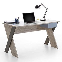 Your Office Littleman A5 bureau, Truciolare/Elamina, Sabbia, 76,4 x 135 x 67,5 cm