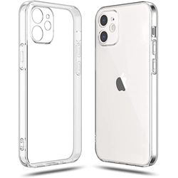 Famz, Cover iPhone 13 Hybrid (Bumper+Posteriore Trasparente), Trasparente