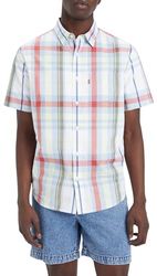 S/S Sunset 1 styck stående cole pläd brig, Cole Plaid Bright Wh, M