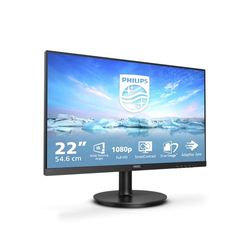 Philips Monitors 221V8A/00-22", FHD, 75Hz, VA, Flicker Free, VESA, Altavoces (1920x1080, 200 CD/m², D-Sub, HDMI), negro