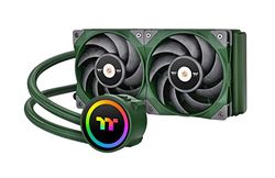 Thermaltake TOUGHLIQUID 240 ARGB Sync All-In-One Liquid Racing Green Watercooling | 5V addressable | silent 120mm PWM fan | for Intel and AMD sockets | LGA-1700 | green