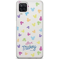 ERT GROUP mobiltelefonfodral för Samsung A12 / M12 originalt och officiellt licensierat Disney mönster Mickey 017 optimalt anpassad till formen på mobiltelefonen, gedeeltelijk transparant