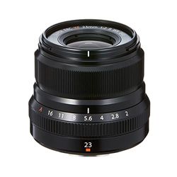Fujifilm FUJINON XF23 mm F2.0 R WR 16523169 - alvo grande angular, cor preta