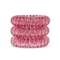 Simply Cerise Pink SpiraBobble | Lot de 6 élastiques à cheveux pour femme | Élastique à cheveux durable | Anneau en spirale pour queue de cheval