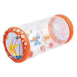 LUDI 3452 - Rodillo para bebés, rojo, 45 x Ø 20 cm