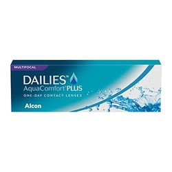 Dailies AquaComfort Plus Multifocal lenti a contatto giornaliere, confezione da 30 lenti / BC 8.7 mm / DIA 14.0 mm / ADD MED / +2.5 diottria