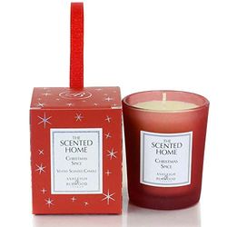 Ashleigh and Burwood Scented Candle Votive - Frosted Glass - Christmas Spice (70g)