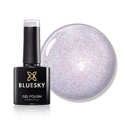 Vernis à ongles gel Bluesky, dans un terrain lointain CH04, Flitter Purple, lilas, durable, résistant aux puces, 10 ml (nécessite du séchage sous lampe à LED UV)