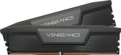 Corsair VENGEANCE DDR5 64GB (2 x 32 GB) DDR5 4800MHz C40 Intel Geoptimaliseerd Desktop-Arbeitsspeicher (Onboard Spanningsregeling, Aangepaste XMP 3.0 Profielen, Compacte Vormfactor) Zwart