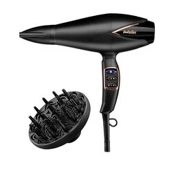 BaByliss D665DE Salon Air Brilliance 2200 föhn met digitale motor en diffuser