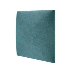 Mollis, pannello da parete quadrato e decorativo, adatto come testiera o protezione dagli impatti, riduce il suono e migliora l'acustica, in schiuma, 30 x 30 cm, turchese