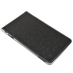 On Par Premium Golf Scorecard Holder - Ostrich, Black/White