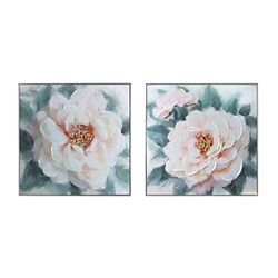 Bild DKD Home Decor Rosa (2 st) (80 x 3 x 80 cm)