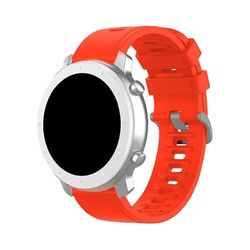 Universalrem 22 mm Amazfit GTR/Stratos/Huawei/Samsung/Cool Elite/Sunset Gummi Röd