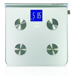 Ion Health Bascula de Baño – Exporta resultados USB por fecha/hora/sexo/edad, max. 8 usuarios