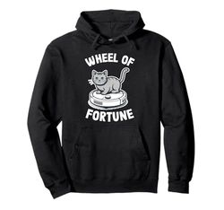 Wheel Of Fortune Robot Vacuum Cleaner Funny Cat Pullover Hoodie