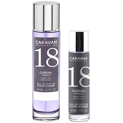 SET CARAVAN PERFUME DE HOMBRE Nº18 150ML+30ML