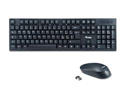 equip 245223 Tastiera e Mouse Wireless Layout Italiano (QWERTY)