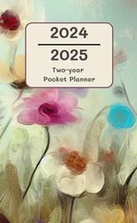 2024-2025 Pocket Planner: 2 year Pocket Calendar January 2024 to December 2025