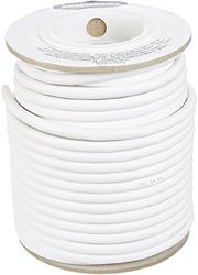 Amazon Basics Luidsprekerkabel, 12 AWG (2,05 mm), 99,9% zuurstofvrij koper, 30,5 m, wit