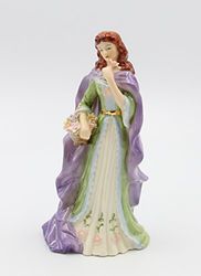 Cosmos Gifts Figurka Irish Lady, Porcelana, Fioletowa