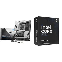 MSI Pro Z790-A Max WiFi Carte Mère + Intel® Core™ Ultra 7 265KF processeur pour PC de Bureau 20 cœurs