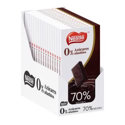 NESTLE Sin Azucar Chocolate Negro 70% 16x115g