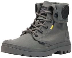 Palladium Pampa Baggy Supply, Scarpe da Ginnastica Unisex-Adulto, Gun Metal, 36 EU