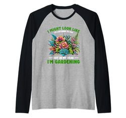 Gardening Plants Botanist Garden Plant Gardener Botany Camiseta Manga Raglan