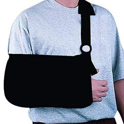 Rolyan Envelope Arm Swing with Pad, Comfortable Arm Sling and Shoulder Support Brace with Padded Straps & Thumb Loop, Surgery and Injury Recovery Arm Sling, Fits Right or Left Arms, Medium