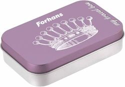 Forhans, Zestaw podróżny, My Travel Box Różowa Korona, zestaw z modułową szczoteczką do zębów i pastą do zębów z aktywnym węglem, mini rozmiar, podróżny
