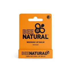 Bee Natural Labios Bálsamo Mango, 4 unidades (4 x 4 G)