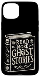 Read More Ghost Stories Horror Book Fan Custodia per iPhone 15 Plus