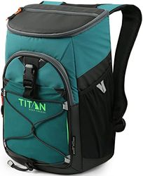 Titan Deep Freeze Backpack Cooler 24 Can Cooler Bag Insulation, Pine