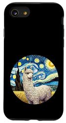 Alpaca Farmer Farm Farming - Van Gogh Starry Night Style Case for iPhone SE (2020) / 7 / 8