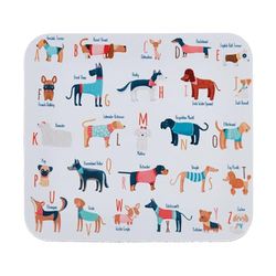 Miquelrius - Alfombrilla ratón antideslizamiento, Accesorio Escritorio tamaño 200 x 200 mm, Material poliéster para Deslizamiento Suave, Alfombrilla cuadradada con Base de Goma, Mousepad Perros