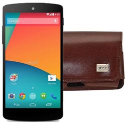 MTT 45772870 fodral för Google Nexus 5 med bältesklämma brun